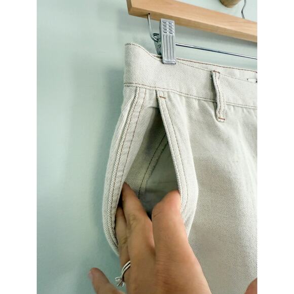 Madewell | NWT The Dean Easy Straight Pant in Bone | Sz 28 - Picture 4 of 11